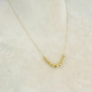 گردنبند طلا توپی