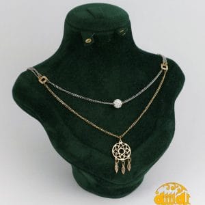 گردنبند دولاین ترکیبی